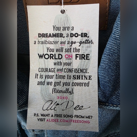 Ali Dee Western Sequin Bow Denim Jacket ✨ Glam Cowgirl Coquette - Picture 8 of 12